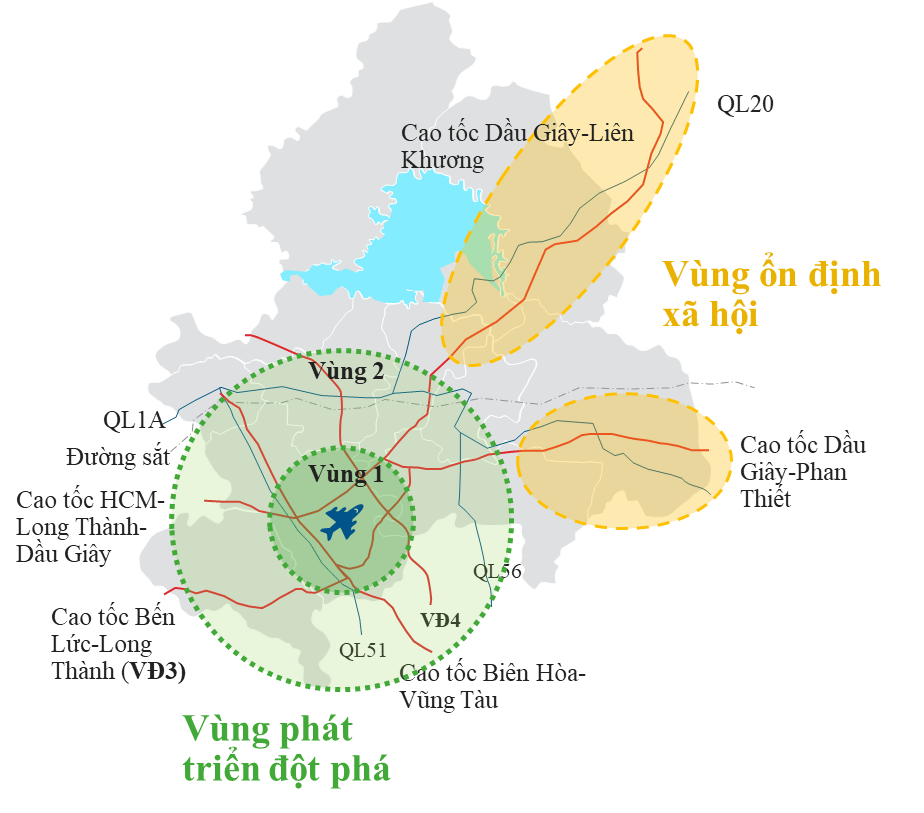 Tin tức: ĐỊNH HƯỚNG PHÁT TRIỂN QUY HOẠCH QUANH SÂN BAY LONG THÀNH