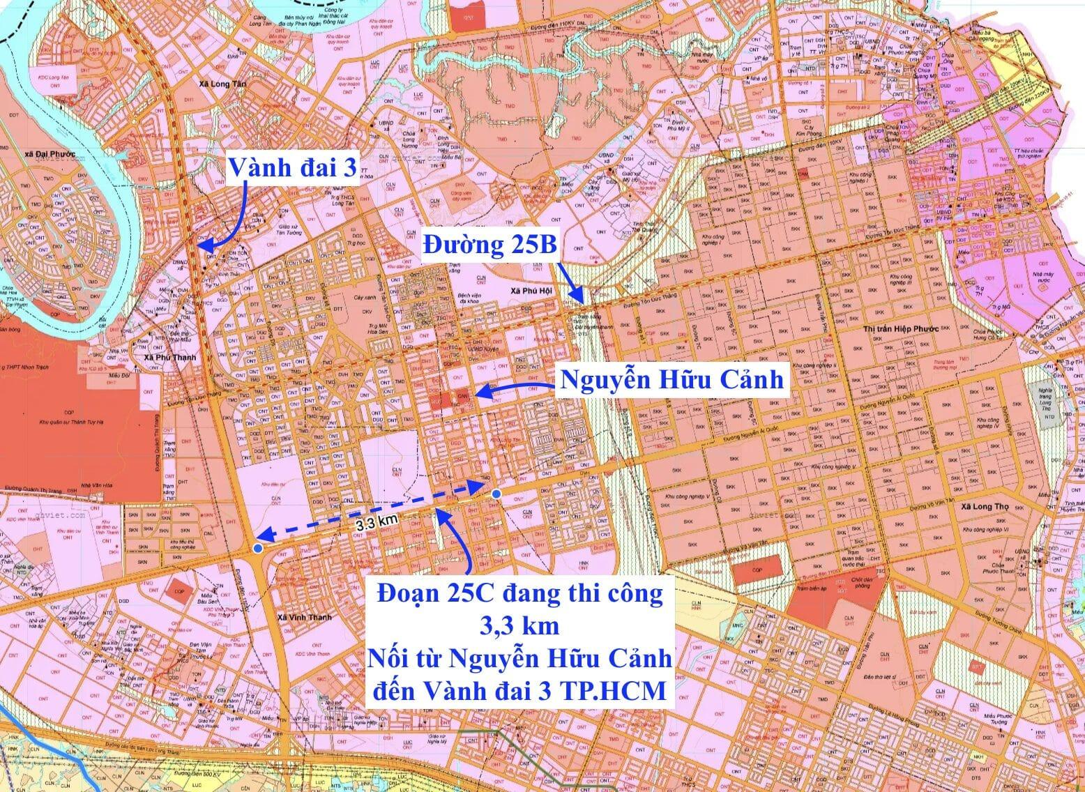 Tin tức: Tuyến 25C nối thẳng sân bay Long Thành (hay còn gọi là Quốc lộ 20B)